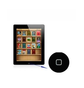 Embellecedor de botón home para iPad 3 / iPad 4 negro