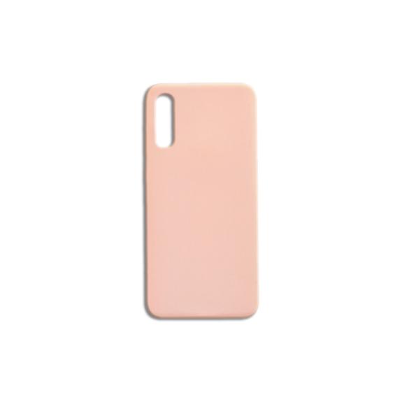 FUNDA DE SILICONA COLOR ROSA CLARO PARA SAMSUNG GALAXY A70