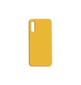 FUNDA DE SILICONA SUAVE COLOR AMARILLO PARA SAMSUNG GALAXY A70