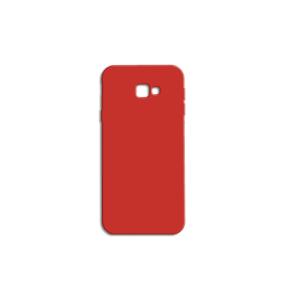 FUNDA DE SILICONA SUAVE COLOR ROJO PARA SAMSUNG GALAXY J4 PLUS