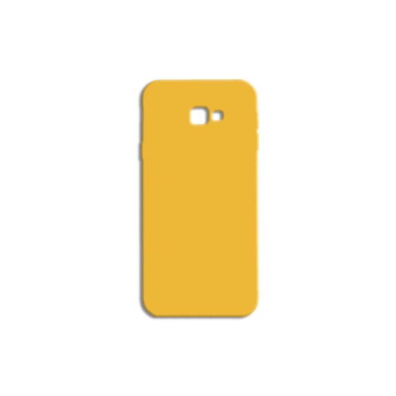 FUNDA SILICONA SUAVE AMARILLO PARA SAMSUNG GALAXY J4 PLUS