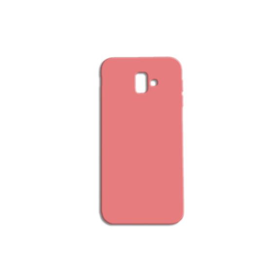 FUNDA DE SILICONA SUAVE COLOR ROSA PARA SAMSUNG GALAXY J6 PLUS