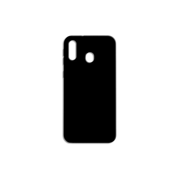 FUNDA DE SILICONA SUAVE COLOR NEGRO PARA SAMSUNG GALAXY M20