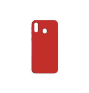 FUNDA DE SILICONA SUAVE COLOR ROJO PARA SAMSUNG GALAXY M20