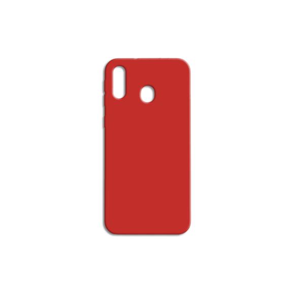 FUNDA DE SILICONA SUAVE COLOR ROJO PARA SAMSUNG GALAXY M20