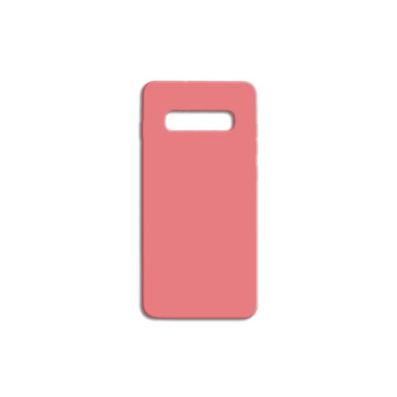 FUNDA DE SILICONA SUAVE COLOR ROSA PARA SAMSUNG GALAXY S10