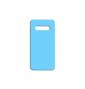 FUNDA DE SILICONA SUAVE COLOR AZUL PARA SAMSUNG GALAXY S10 PLUS