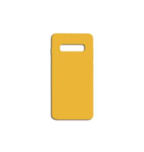 FUNDA SILICONA SUAVE AMARILLO PARA SAMSUNG GALAXY S10 PLUS