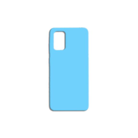 FUNDA DE SILICONA SUAVE COLOR AZUL PARA SAMSUNG GALAXY S20 PLUS