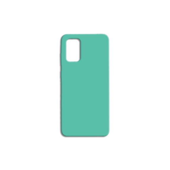 FUNDA DE SILICONA AZUL TURQUESA PARA SAMSUNG GALAXY S20 PLUS