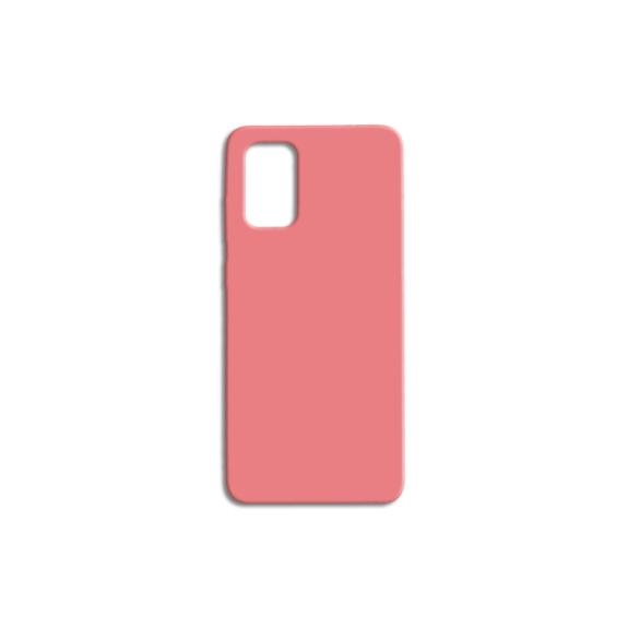 FUNDA DE SILICONA SUAVE COLOR ROSA PARA SAMSUNG GALAXY S20 PLUS