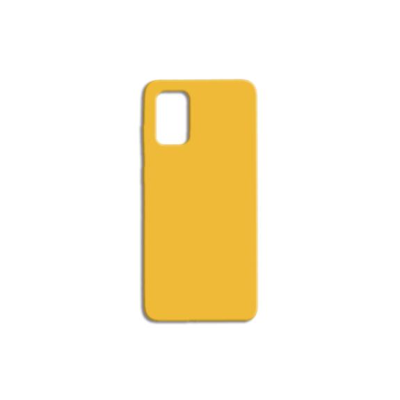 FUNDA SILICONA SUAVE AMARILLO PARA SAMSUNG GALAXY S20 PLUS