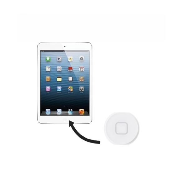 Embellecedor botón home para iPad Mini 1 / Mini 2 blanco