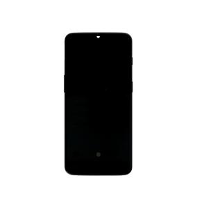 Tactile LCD screen full for oneplus 6t black with frame