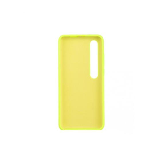 FUNDA SILICONA COLOR AMARILLO PARA XIAOMI MI 10 / MI 10 PRO