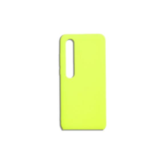 FUNDA SILICONA COLOR AMARILLO PARA XIAOMI MI 10 / MI 10 PRO