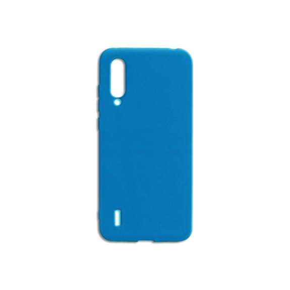 FUNDA CARCASA DE SILICONA SUAVE COLOR AZUL PARA XIAOMI MI 9 LITE