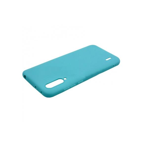 FUNDA DE SILICONA SUAVE AZUL TURQUESA PARA XIAOMI MI 9 LITE