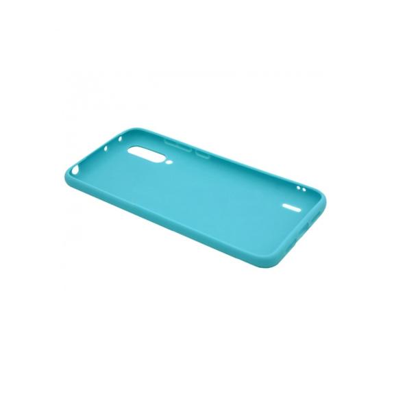 FUNDA DE SILICONA SUAVE AZUL TURQUESA PARA XIAOMI MI 9 LITE