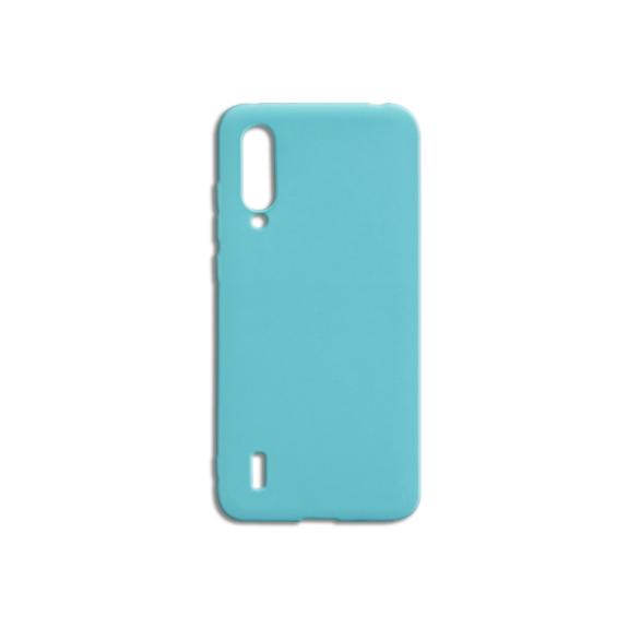 FUNDA DE SILICONA SUAVE AZUL TURQUESA PARA XIAOMI MI 9 LITE