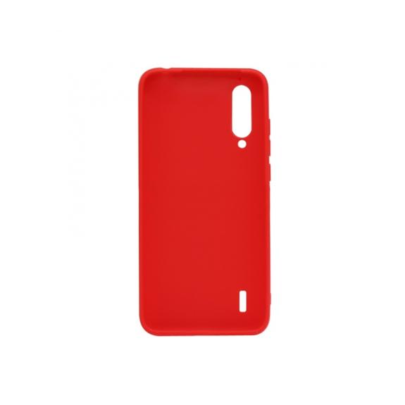 FUNDA CARCASA DE SILICONA SUAVE COLOR ROJO PARA XIAOMI MI 9 LITE