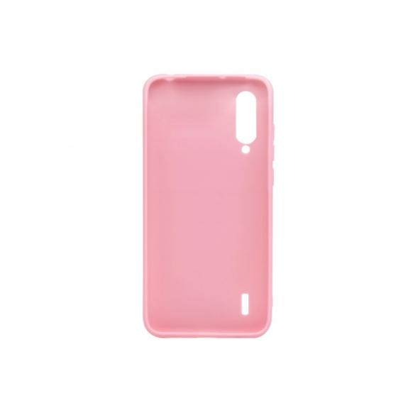 FUNDA CARCASA DE SILICONA SUAVE COLOR ROSA PARA XIAOMI MI 9 LITE