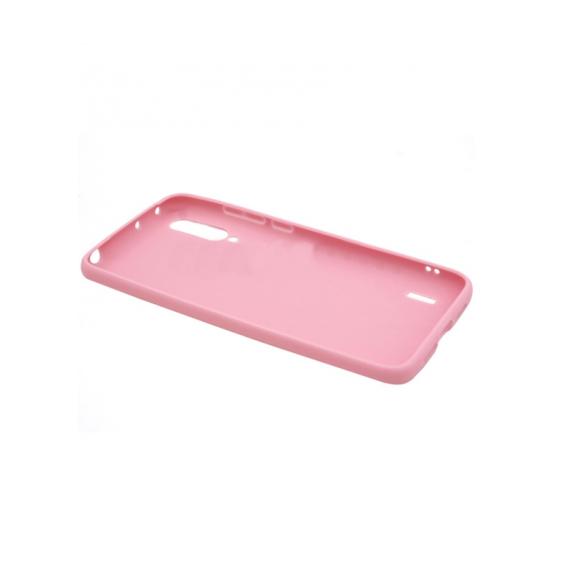 FUNDA CARCASA DE SILICONA SUAVE COLOR ROSA PARA XIAOMI MI 9 LITE