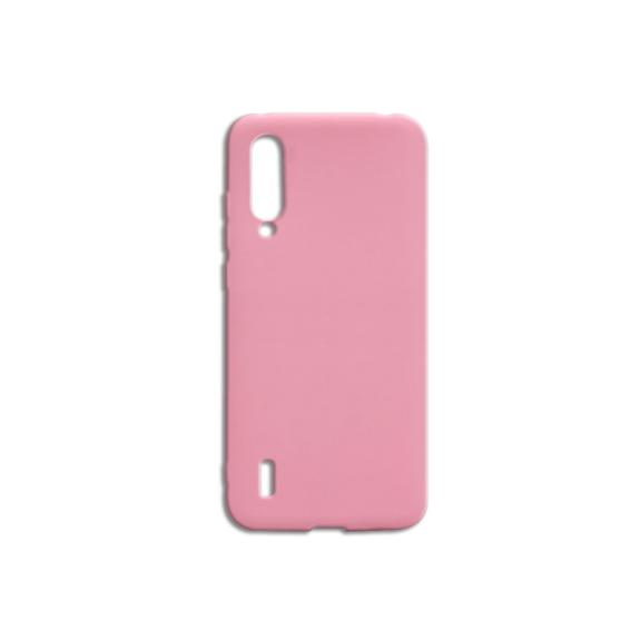 FUNDA CARCASA DE SILICONA SUAVE COLOR ROSA PARA XIAOMI MI 9 LITE