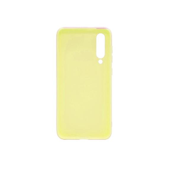 FUNDA DE SILICONA SUAVE COLOR AMARILLO PARA XIAOMI MI 9 SE