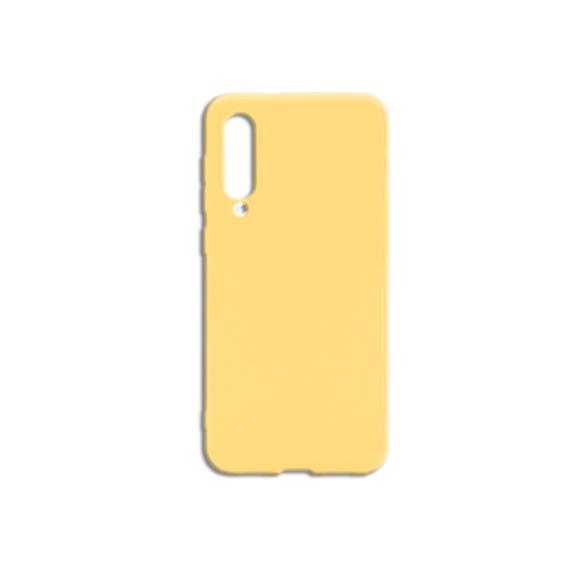 FUNDA DE SILICONA SUAVE COLOR AMARILLO PARA XIAOMI MI 9 SE