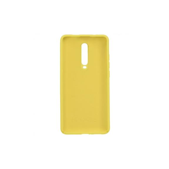 FUNDA DE SILICONA COLOR AMARILLO PARA XIAOMI MI 9T/MI 9T PRO/K20