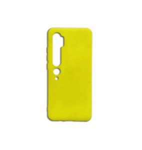 FUNDA SILICONA AMARILLO PARA XIAOMI MI NOTE 10 / NOTE 10 PRO