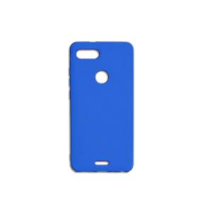 FUNDA DE SILICONA SUAVE AZUL PARA XIAOMI REDMI 6 / REDMI 6A