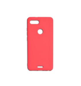 FUNDA DE SILICONA SUAVE ROJO PARA XIAOMI REDMI 6 / REDMI 6A