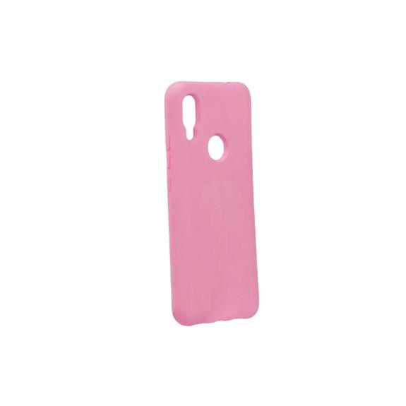 FUNDA CARCASA DE SILICONA SUAVE COLOR ROSA PARA XIAOMI REDMI 7