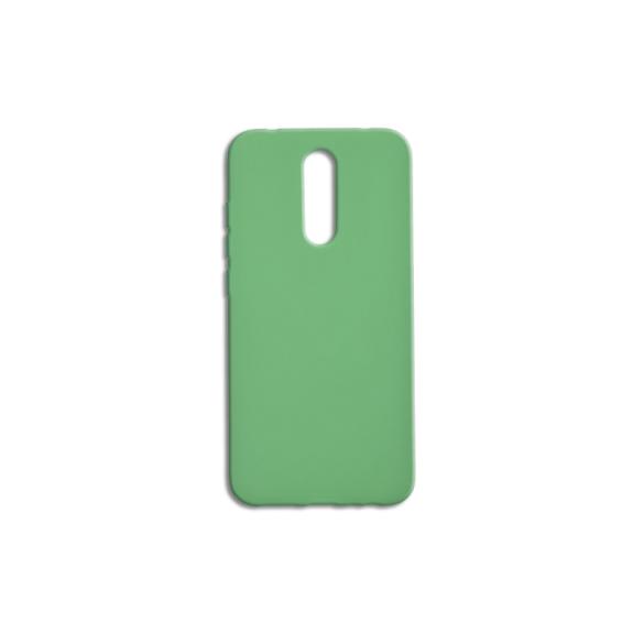 FUNDA CARCASA DE SILICONA SUAVE COLOR VERDE PARA XIAOMI REDMI 8