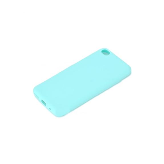 FUNDA DE SILICONA COLOR AZUL TURQUESA PARA XIAOMI REDMI GO