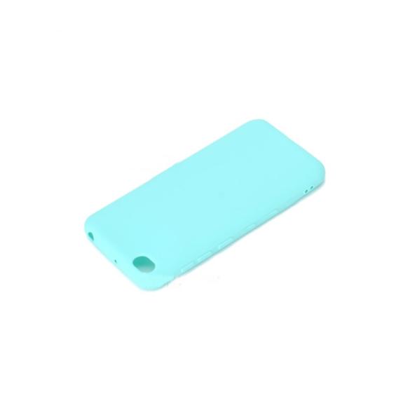 FUNDA DE SILICONA COLOR AZUL TURQUESA PARA XIAOMI REDMI GO