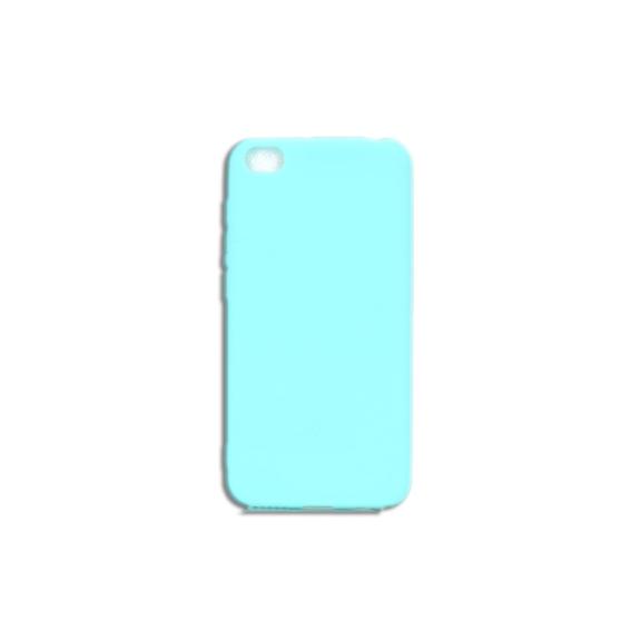 FUNDA DE SILICONA COLOR AZUL TURQUESA PARA XIAOMI REDMI GO