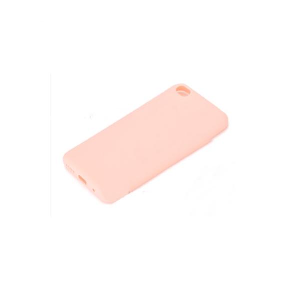 FUNDA CARCASA DE SILICONA SUAVE COLOR ROSA PARA XIAOMI REDMI GO