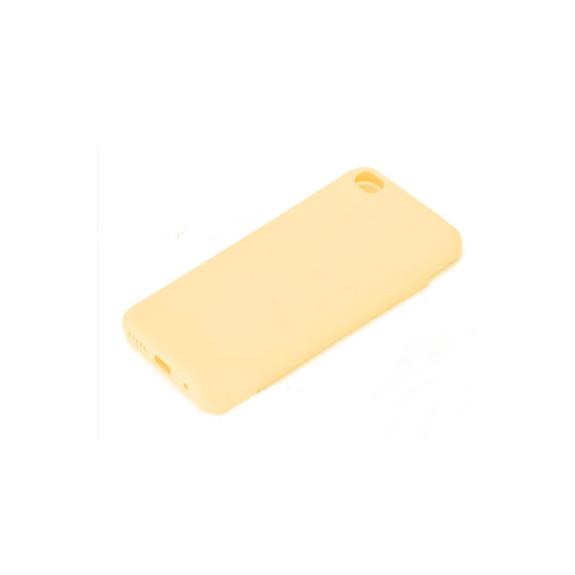 FUNDA DE SILICONA SUAVE COLOR AMARILLO PARA XIAOMI REDMI GO