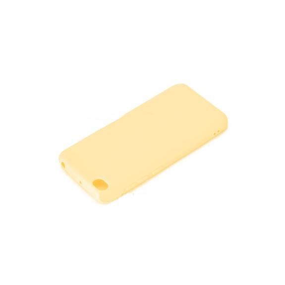 FUNDA DE SILICONA SUAVE COLOR AMARILLO PARA XIAOMI REDMI GO