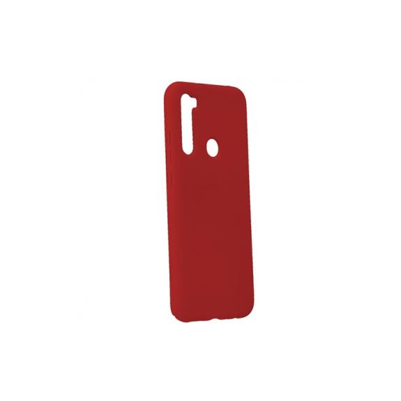 FUNDA DE SILICONA SUAVE COLOR ROJO PARA XIAOMI REDMI NOTE 8