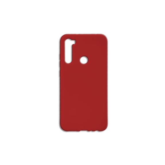 FUNDA DE SILICONA SUAVE COLOR ROJO PARA XIAOMI REDMI NOTE 8