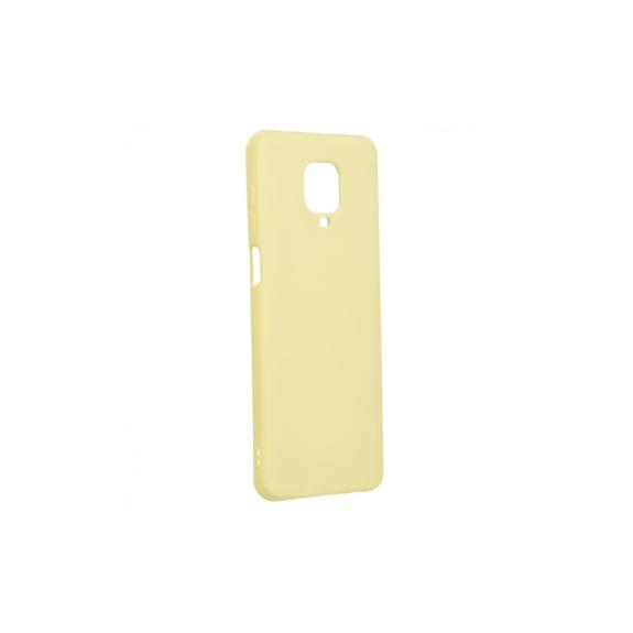 FUNDA SILICONA AMARILLO PARA XIAOMI REDMI NOTE 9S / NOTE 9 PRO