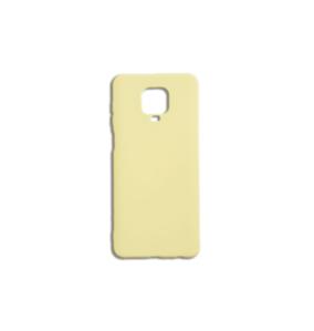 Yellow Silicone Case for Xiaomi Redmi Note 9S / Note 9 Pro