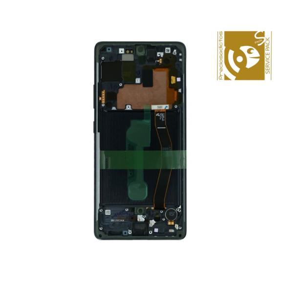 Pantalla SERVICE PACK para Samsung Galaxy S10 Lite negro