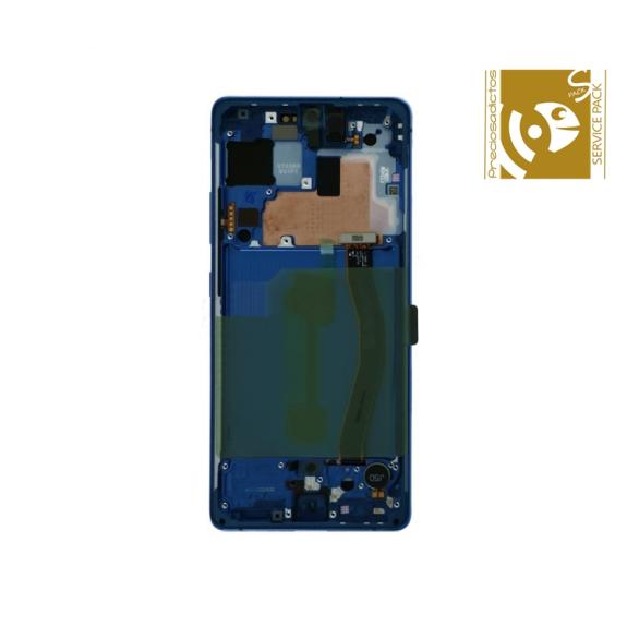 Pantalla SERVICE PACK para Samsung Galaxy S10 Lite azul