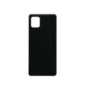 Tapa para Samsung Galaxy Note 10 Lite negro con adhesivo