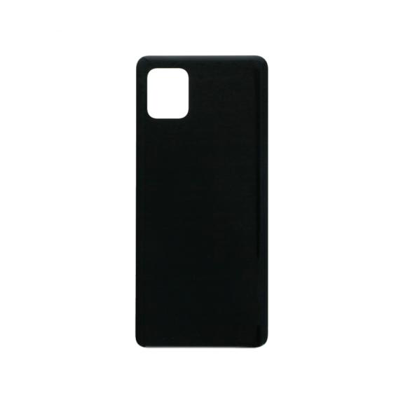 Tapa para Samsung Galaxy Note 10 Lite negro con adhesivo